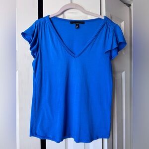 White House Black Market Glamgetter V-neck tee